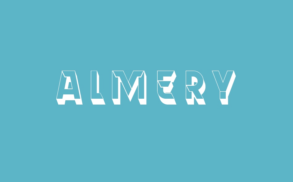 Almery font big