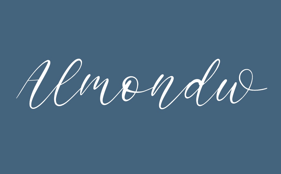 Almondwild font big