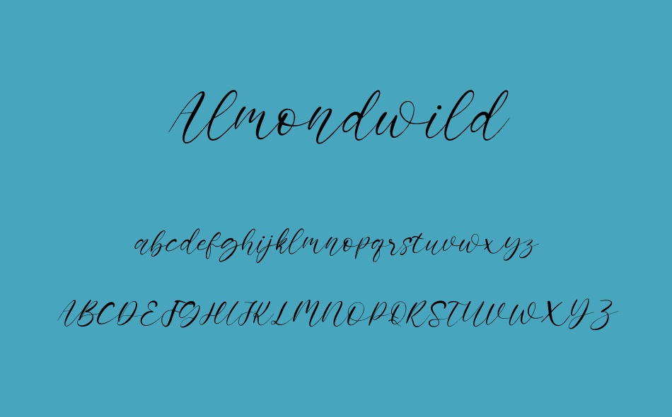 Almondwild font