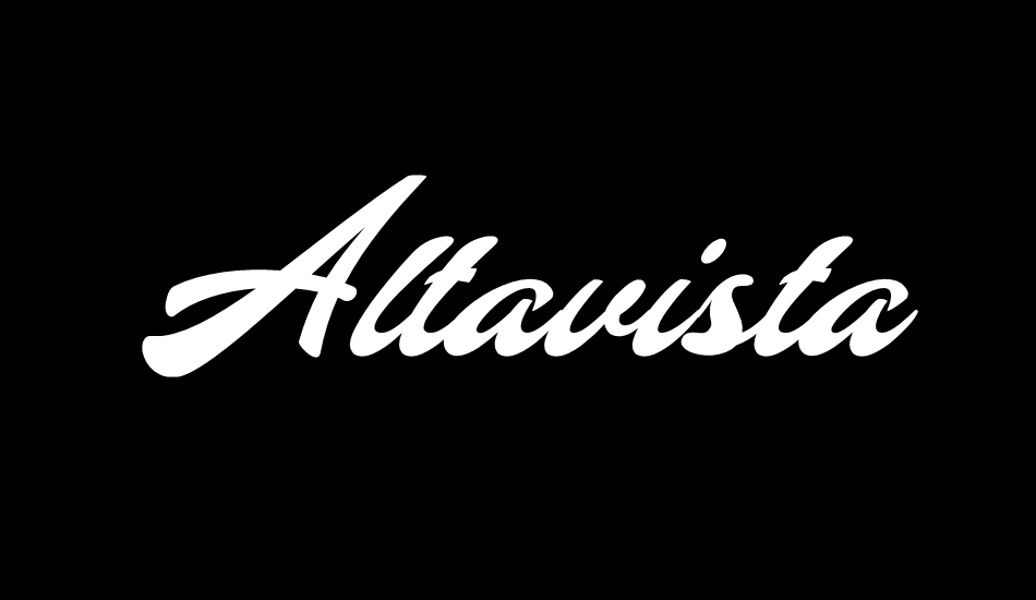 Altavista Personal Use font big