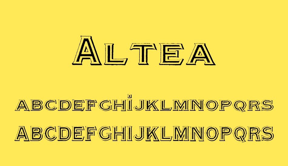 Altea font