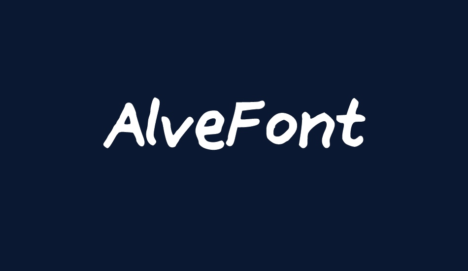 AlveFont font big