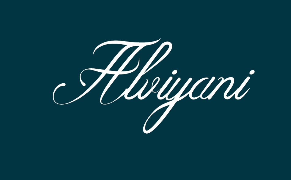 Alviyani font big