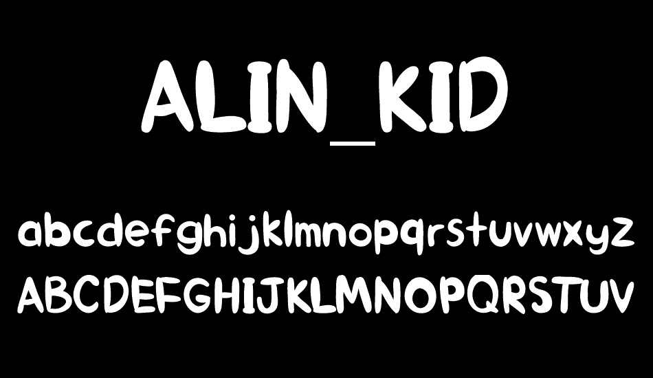 ALIN_KID font