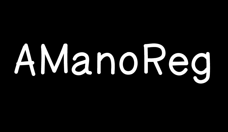 AManoRegulold font big