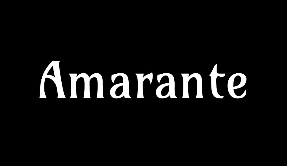 Amarante font big