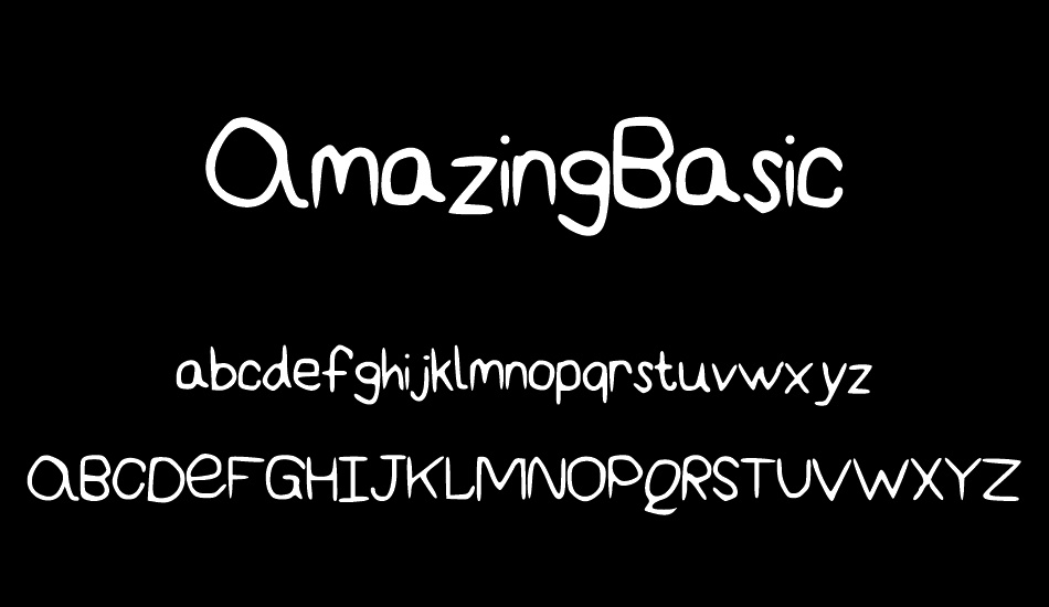 AmazingBasic font