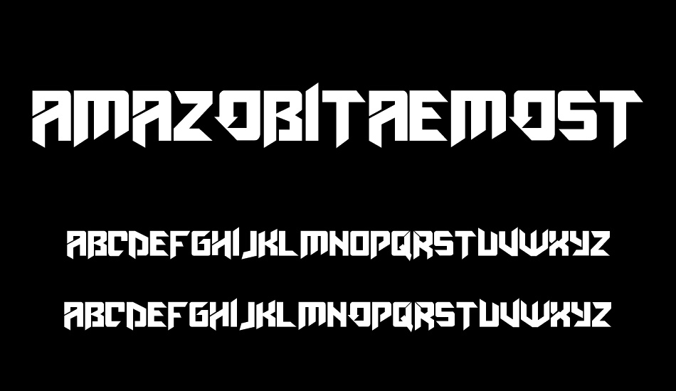 AmazObitaemOstrovV.2 font