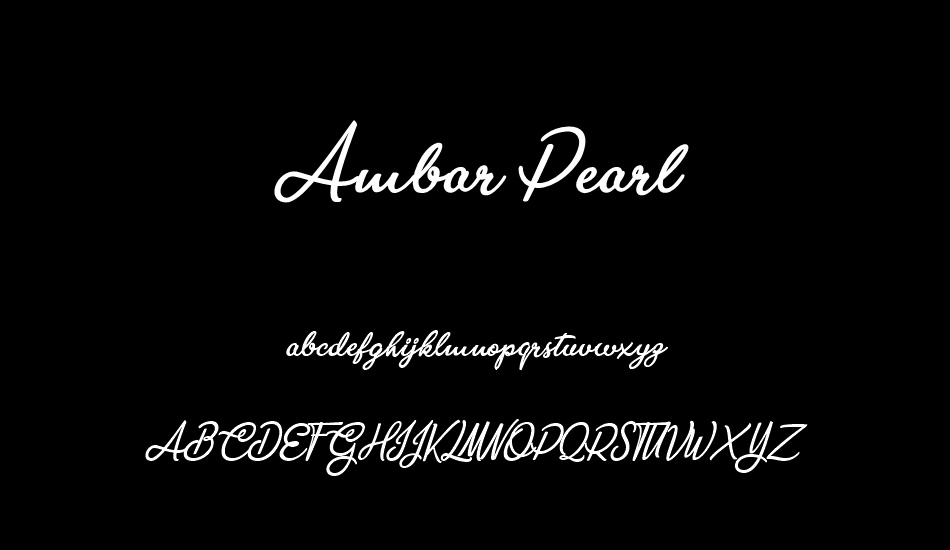 ambar-pearl-personal-use font