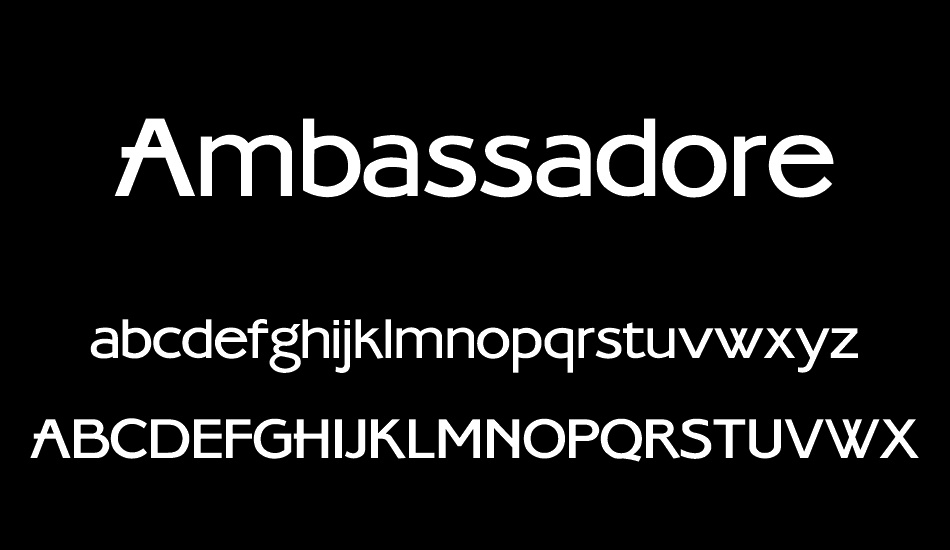 Ambassadore font