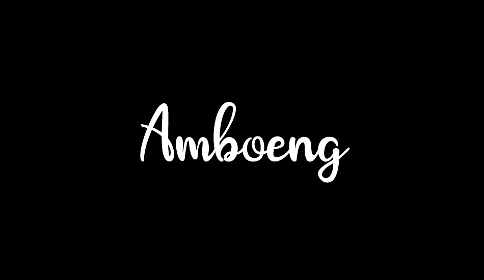 Amboeng font big