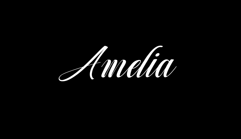 Amelia font big