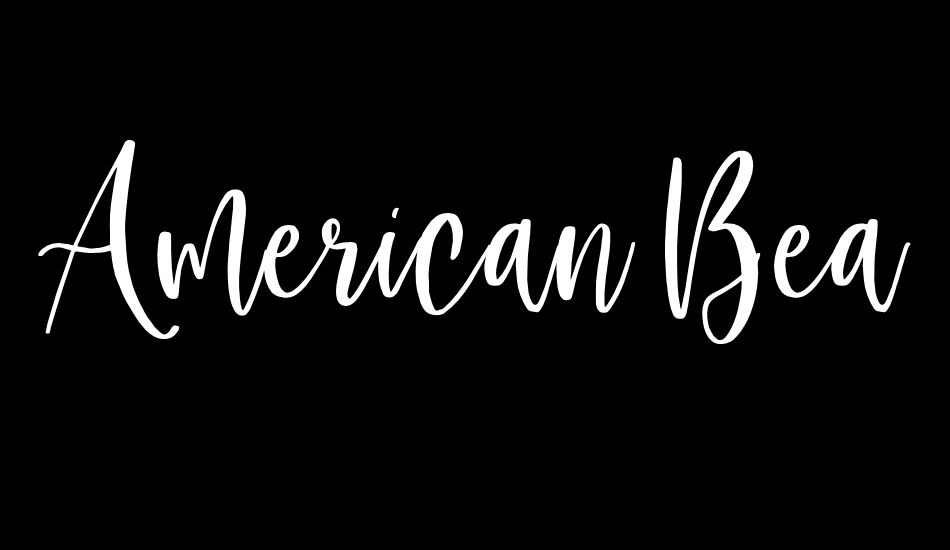 American Beauty Demo font big