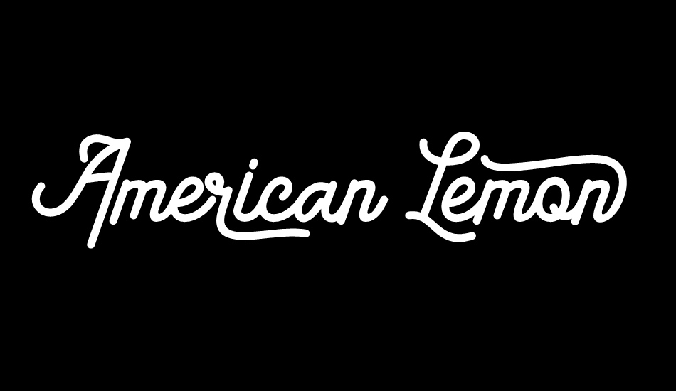 American Lemon font big