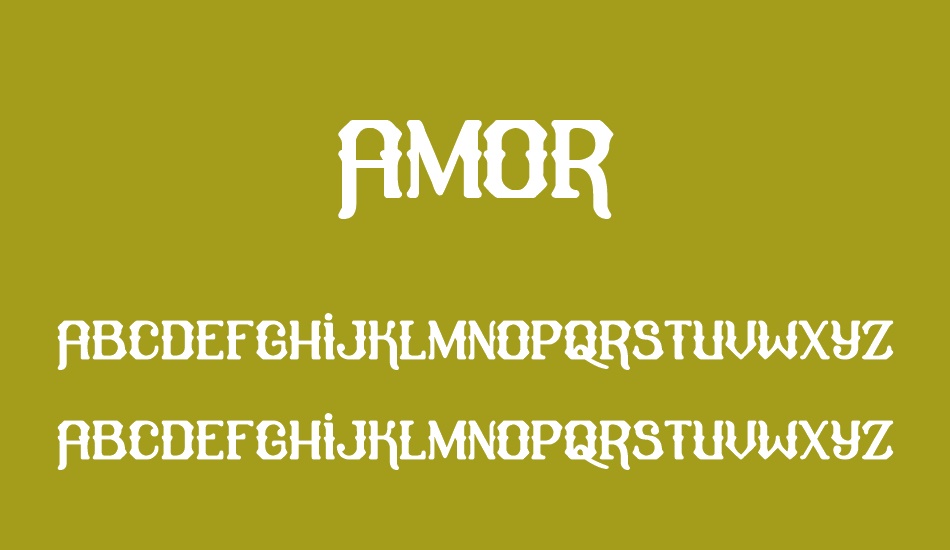 amor font