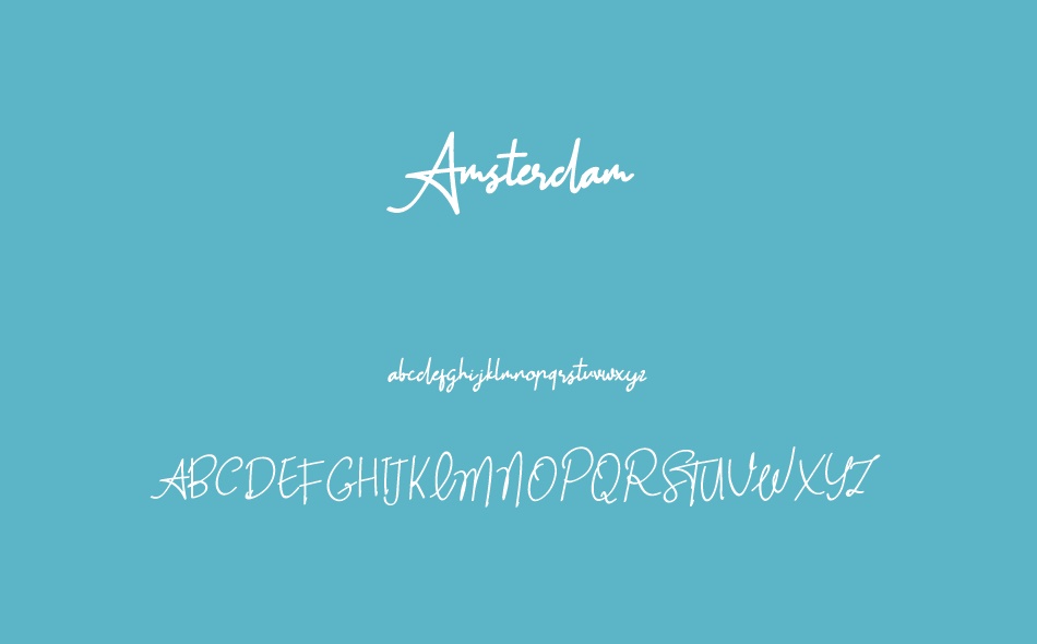 Amsterdam font