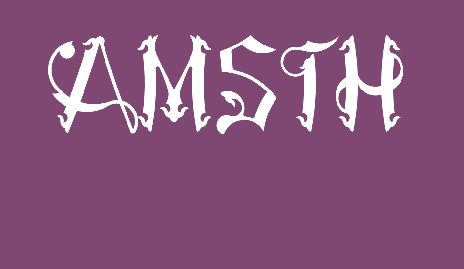 AMSTHA font big