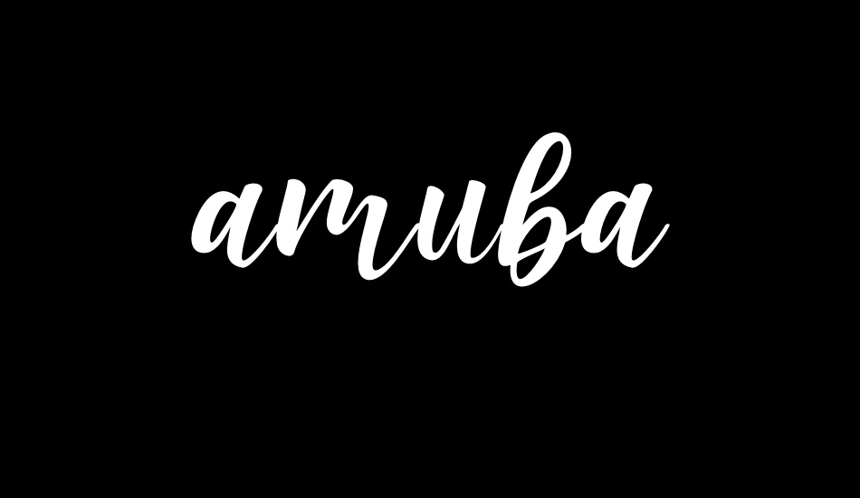 amuba font big