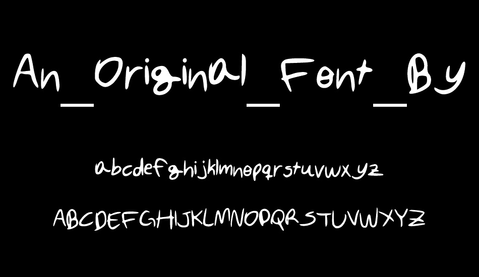 An_Original_Font_By_Davi font