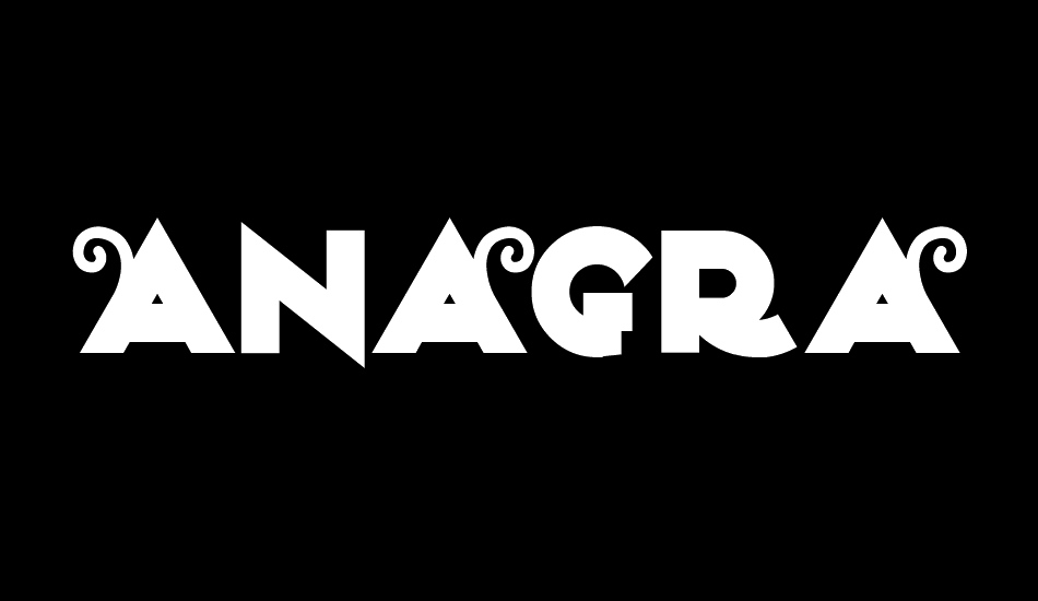 Anagram font big