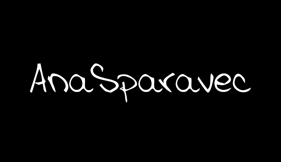 AnaSparavec font big