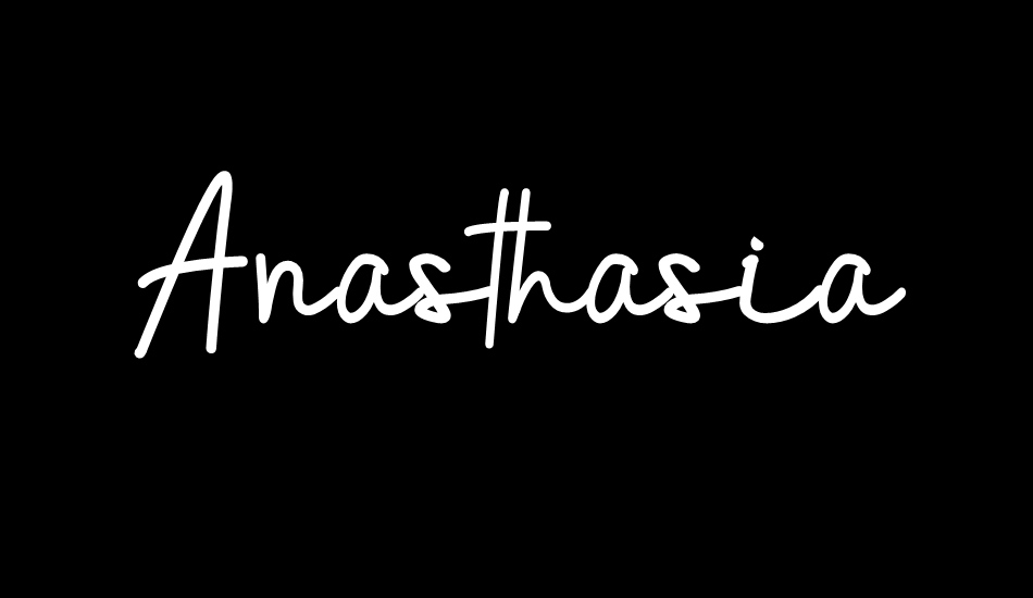 Anasthasia font big