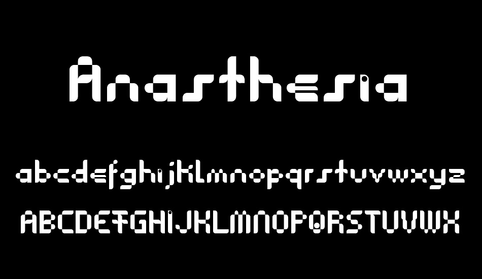 Anasthesia font