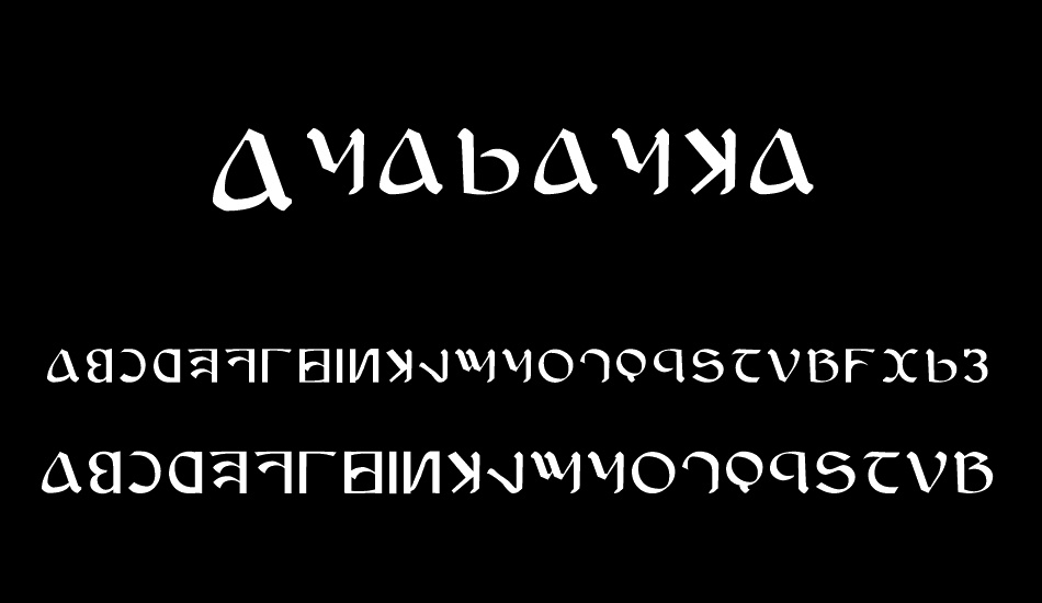 Anayanka font