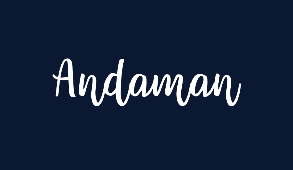 Andaman DEMO font big