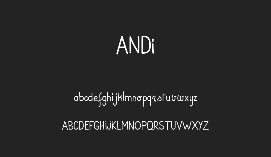 ANDi font