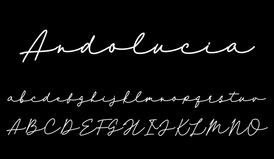 Andolucia font