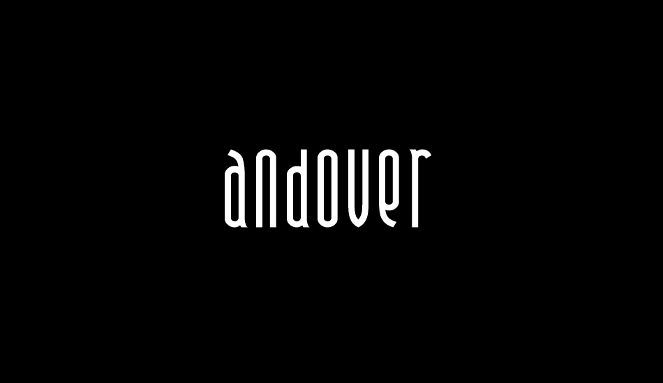 Andover font big