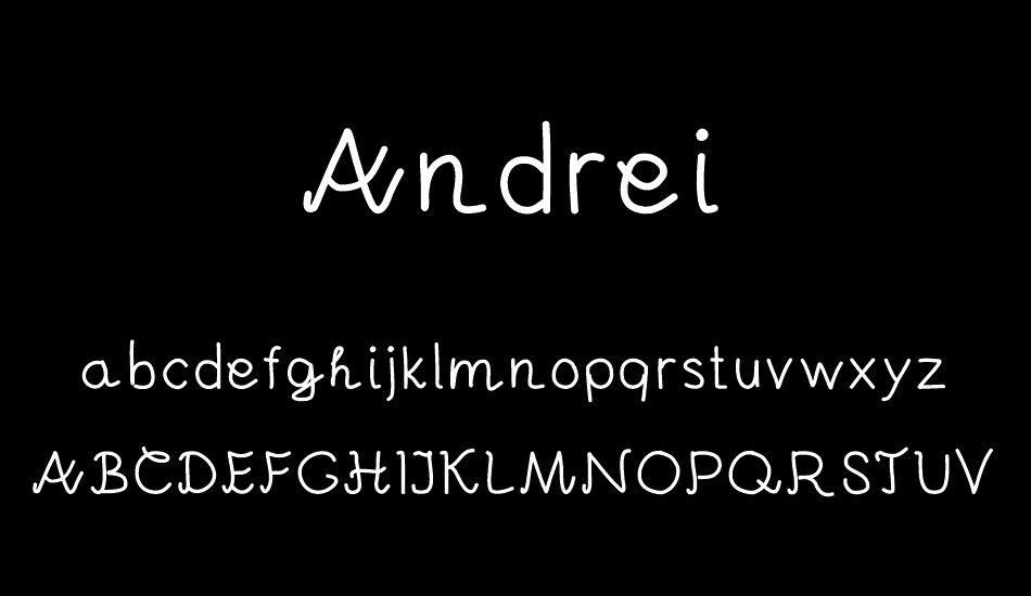 Andrei font