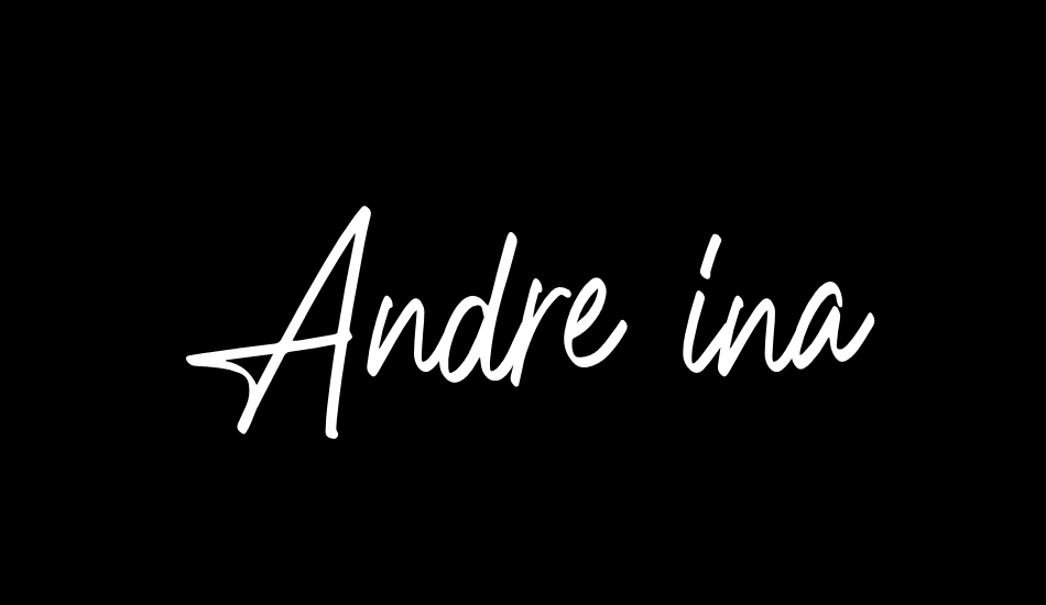 Andrellina font big