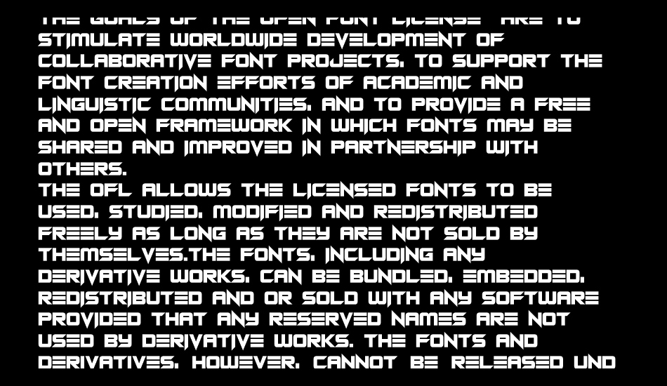 Android Assassin font 1