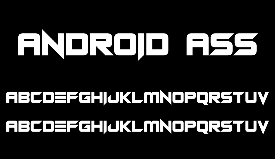 Android Assassin font