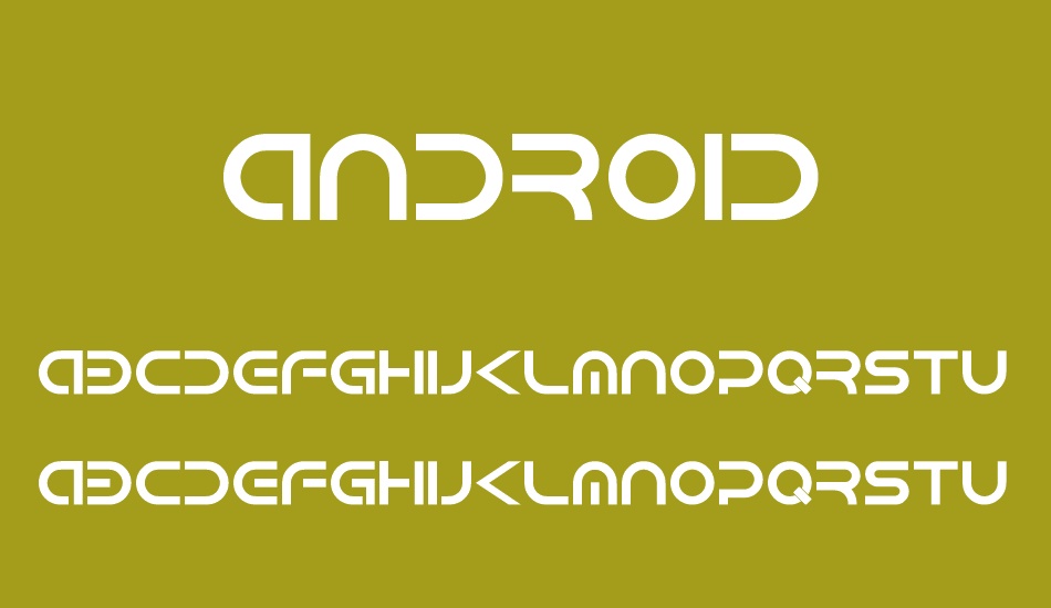 android font photoshop download