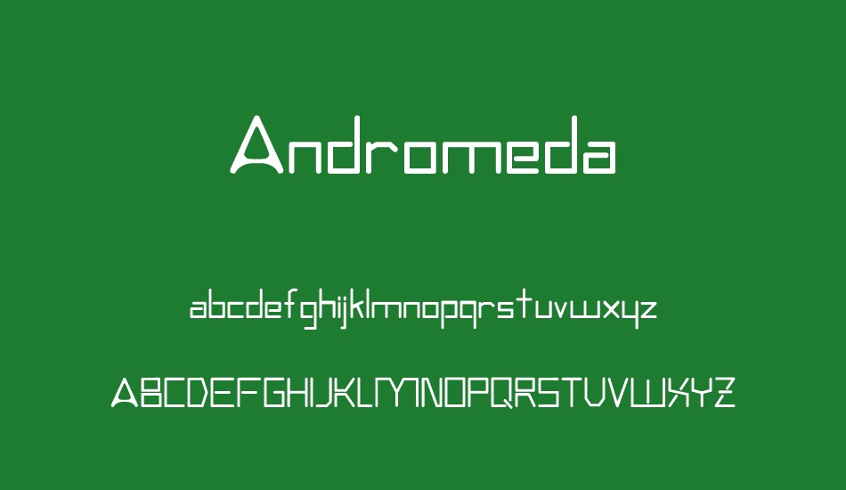 Andromeda font