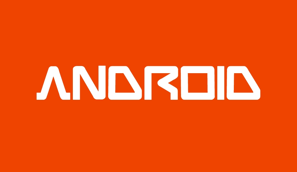 ANDROID ROBOT font big