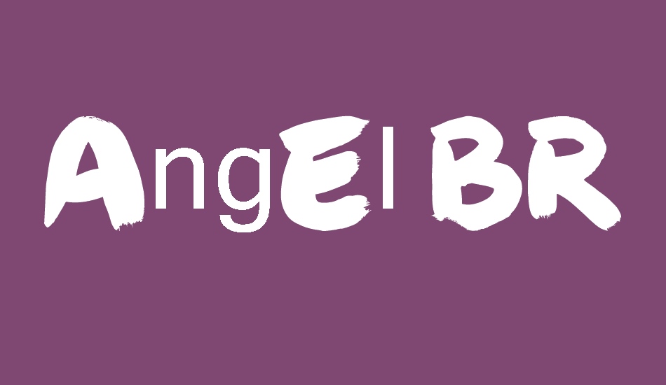 Angel Brotxa font big