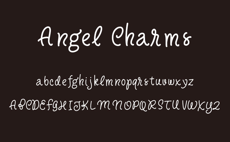 Angel Charms font