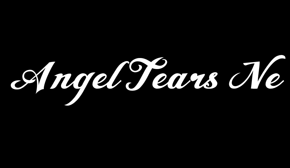 Angel Tears Neue Personal Us font big