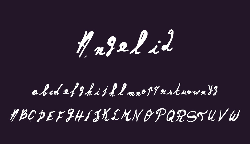 Angeli2 font