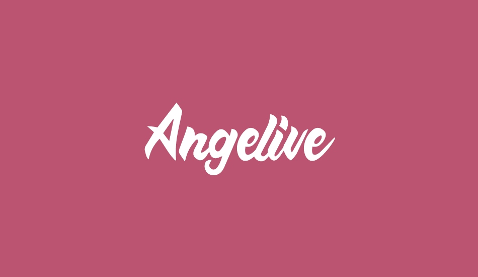 Angelive font big