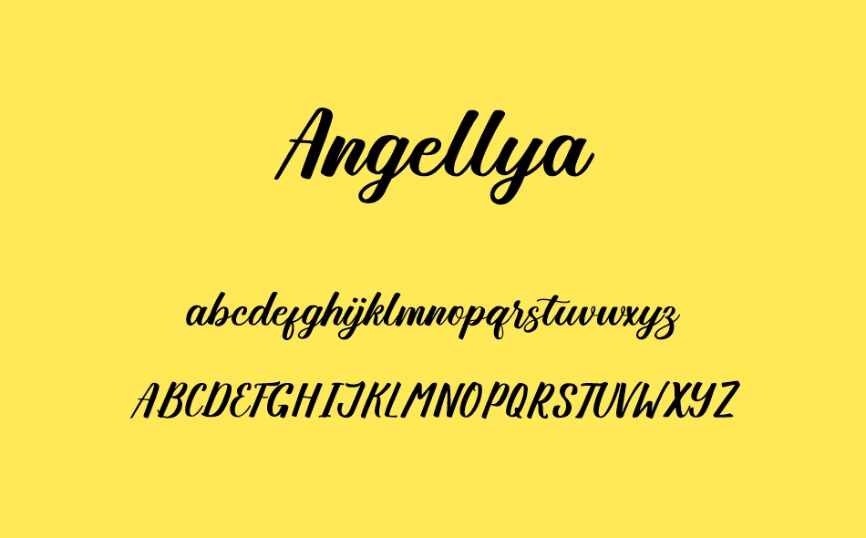 Angellya font