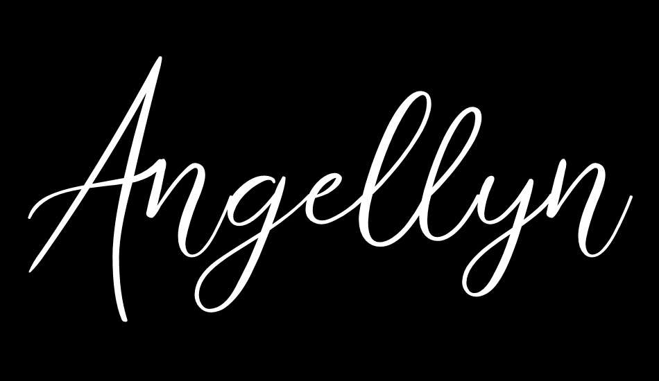 Angellyne font big