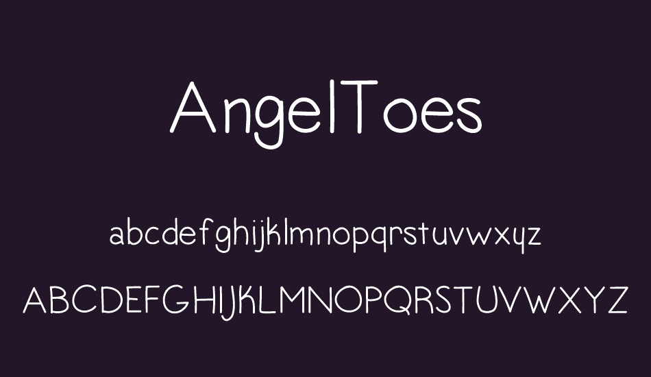 AngelToes font