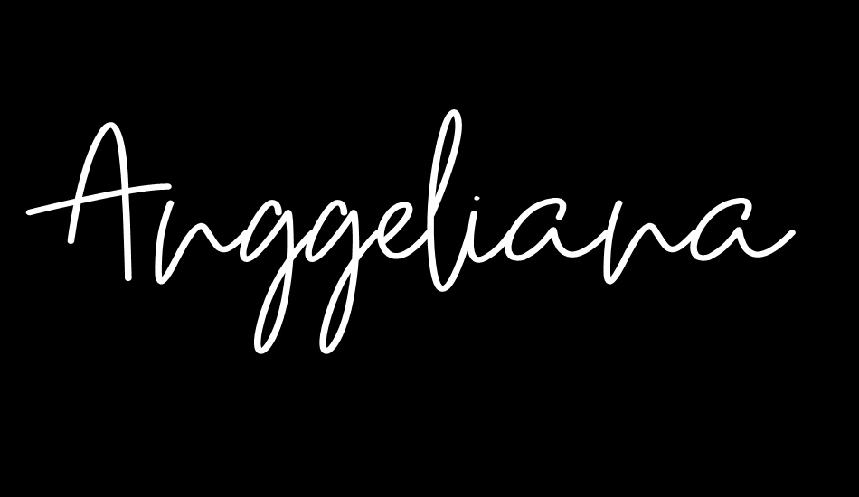 Anggeliana font big