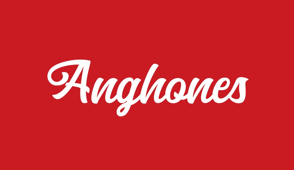 Anghones font big