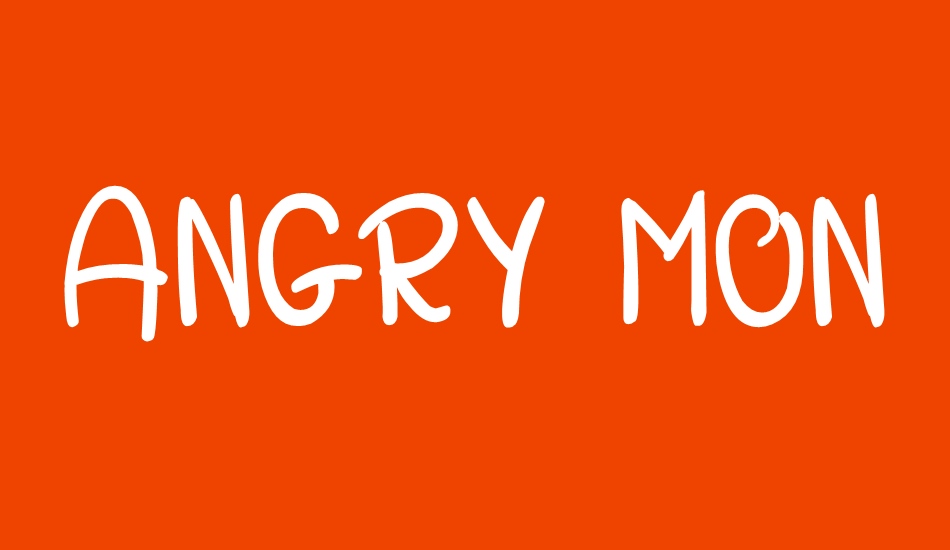 ANGRY MONSTA font big